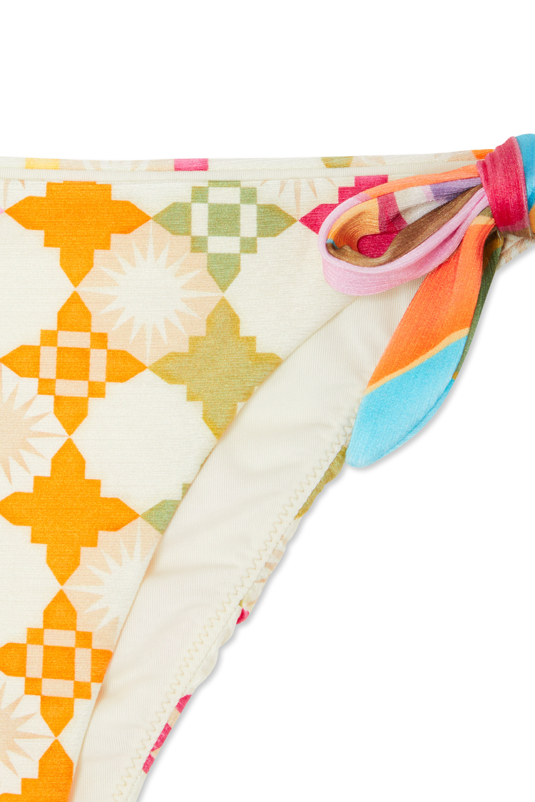 NEVER FULLY DRESSED Abstract Tie Swim Bottom