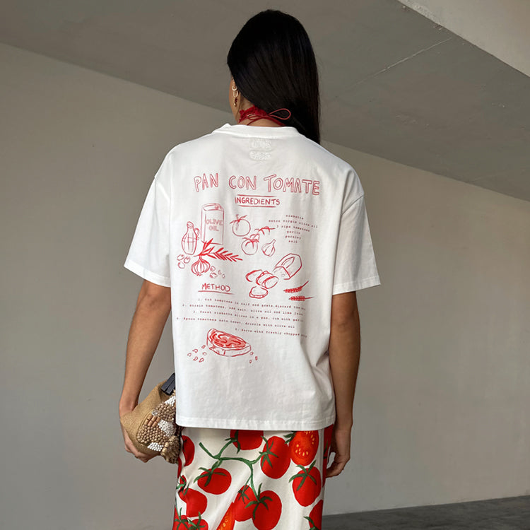 NEVER FULLY DRESSED Pan Con Tomate T Shirt