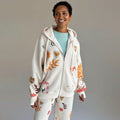 NEVER FULLY DRESSED Cream Sundazed Accessible Hoodie