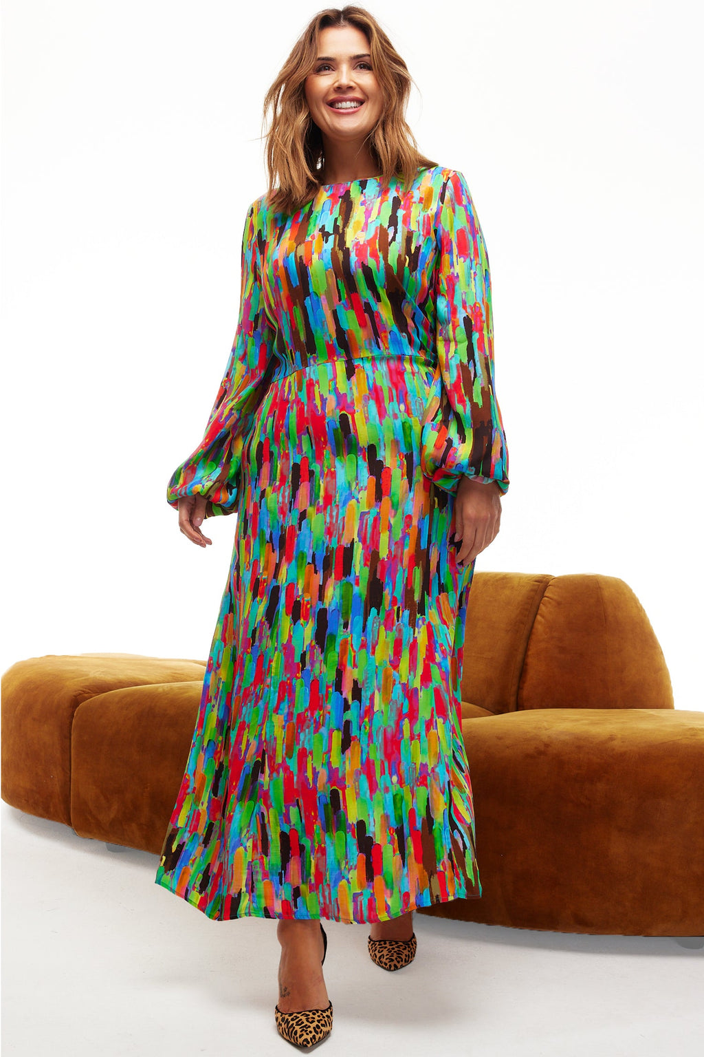  Watercolour Claudie Dress