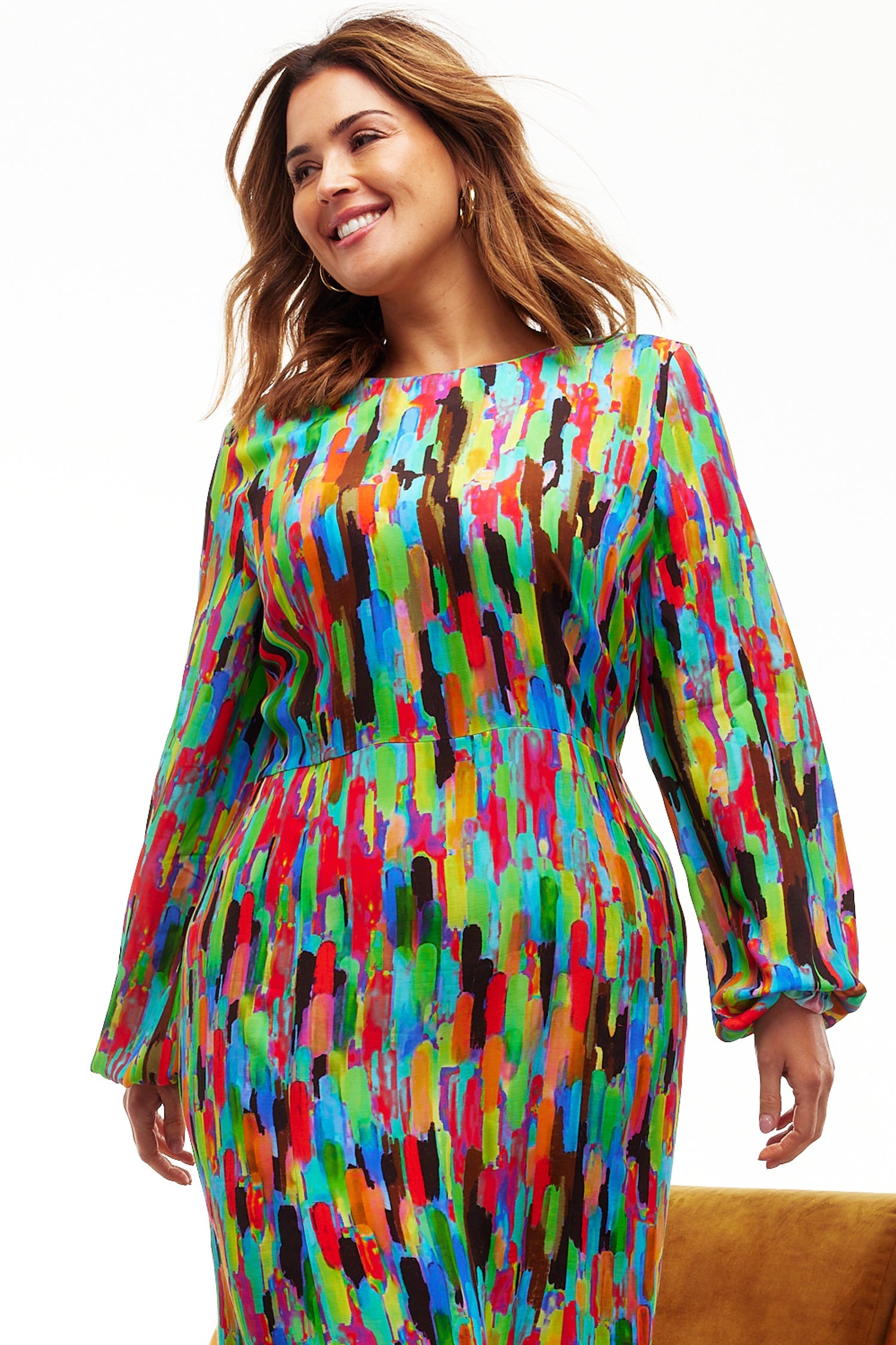  Watercolour Claudie Dress