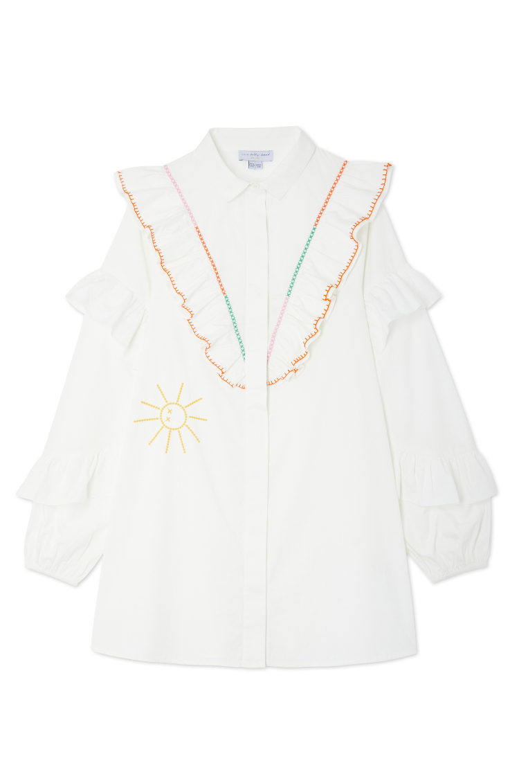NEVER FULLY DRESSED White Ibiza Austin Mini Dress