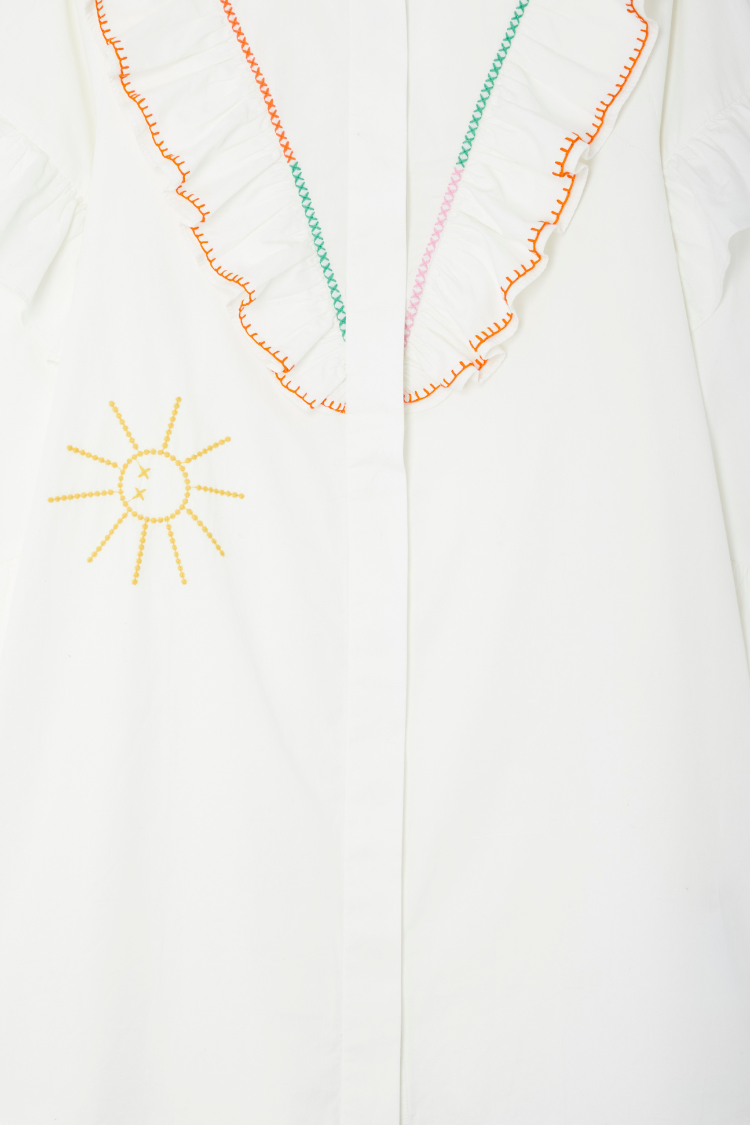 NEVER FULLY DRESSED White Ibiza Austin Mini Dress