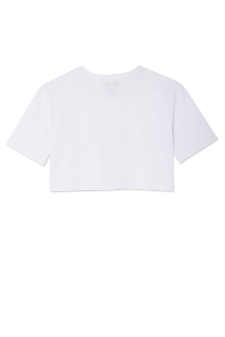 NEVER FULLY DRESSED Boob Crop T-shirt