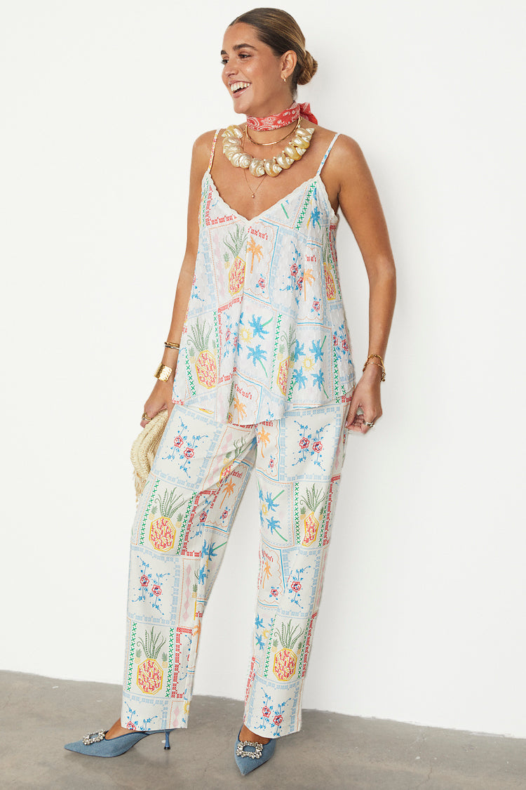 NEVER FULLY DRESSED White Island Lydia Top