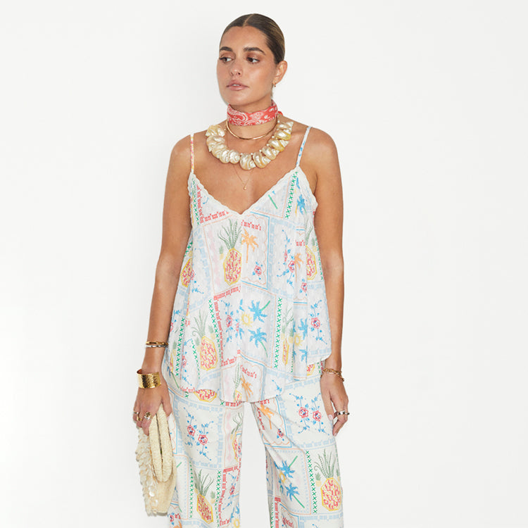 NEVER FULLY DRESSED White Island Lydia Top