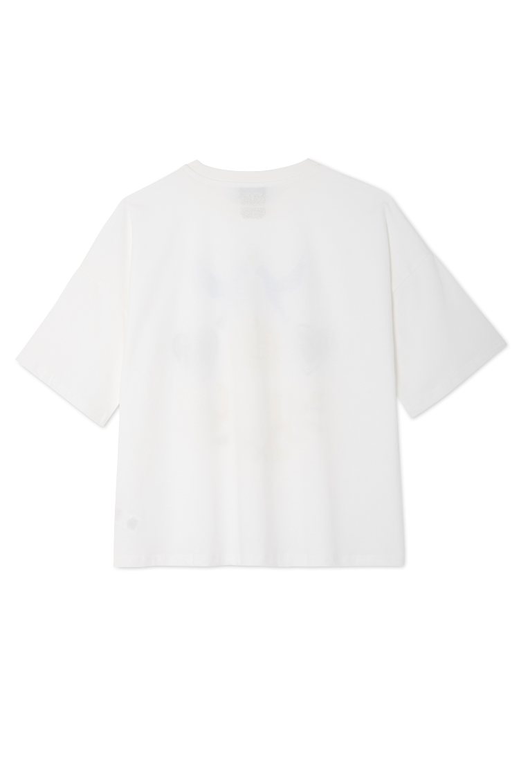 NEVER FULLY DRESSED White Sundazed Summer T-Shirt
