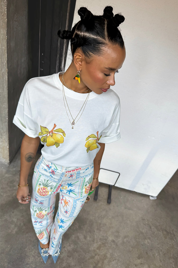 NEVER FULLY DRESSED Lemon Boob T-shirt