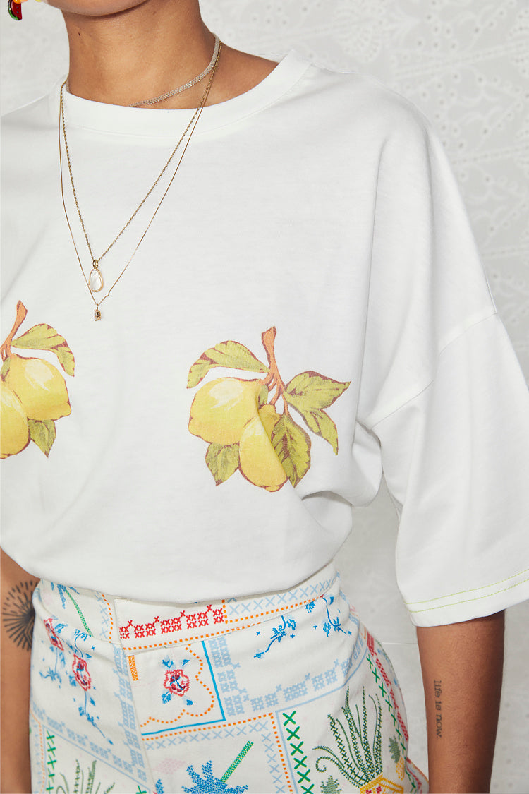 NEVER FULLY DRESSED Lemon Boob T-shirt