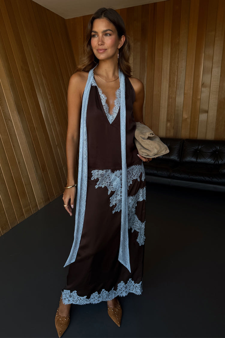 NEVER FULLY DRESSED Chocolate Lily Skirt