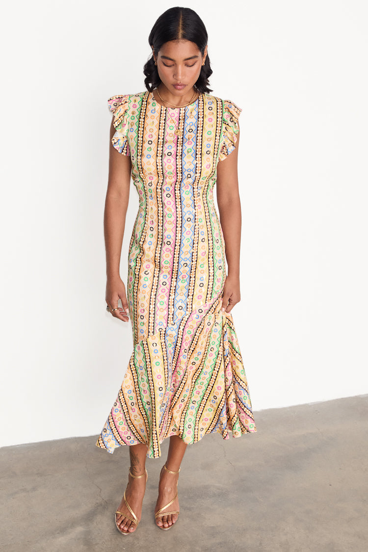 NEVER FULLY DRESSED Fiesta Remi Midi Dress