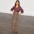  Leopard Lucia Denim Jaspre Skirt