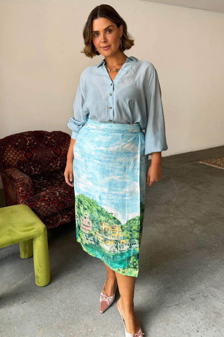 NEVER FULLY DRESSED Scenery Jaspre Skirt