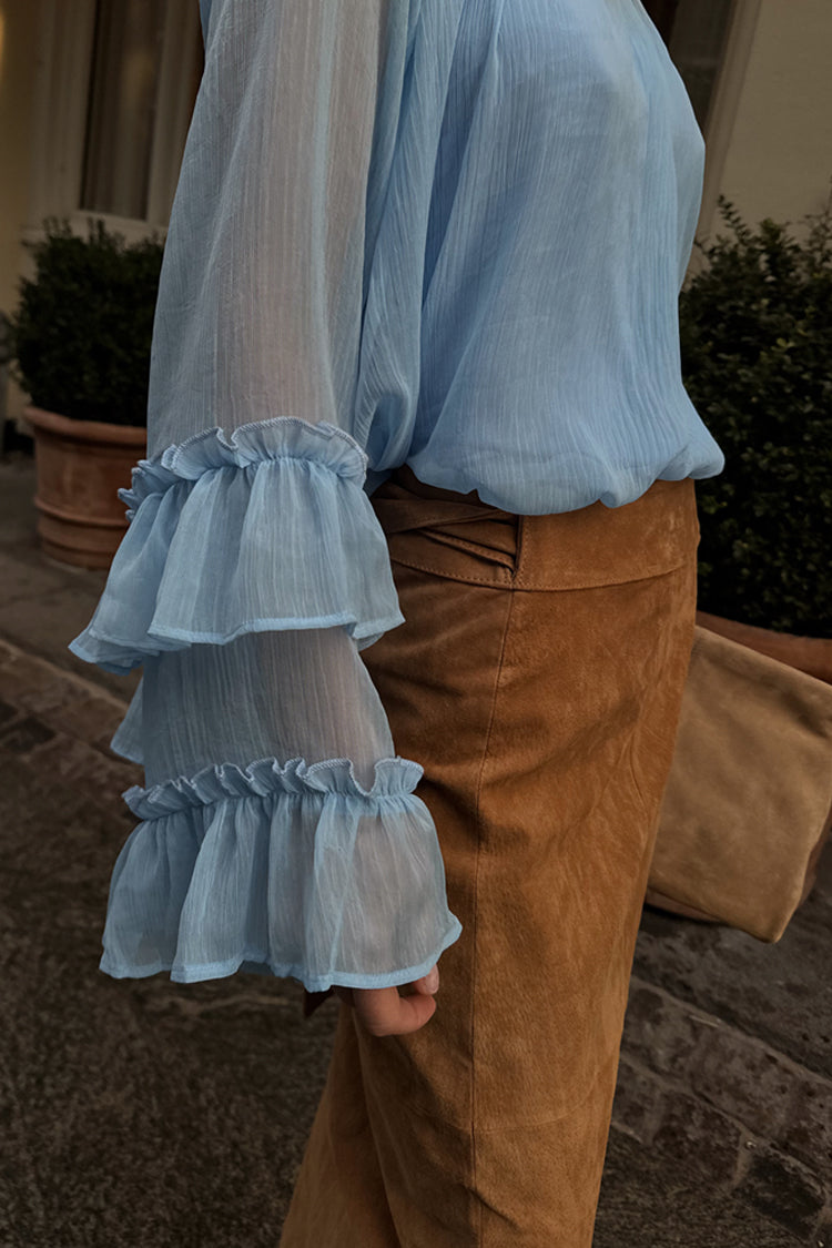 NEVER FULLY DRESSED Suede Jaspre Skirt