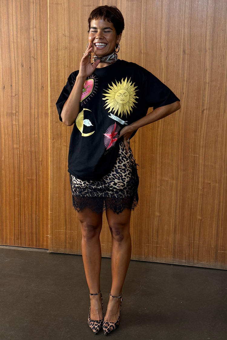 NEVER FULLY DRESSED Black Mystical T-Shirt